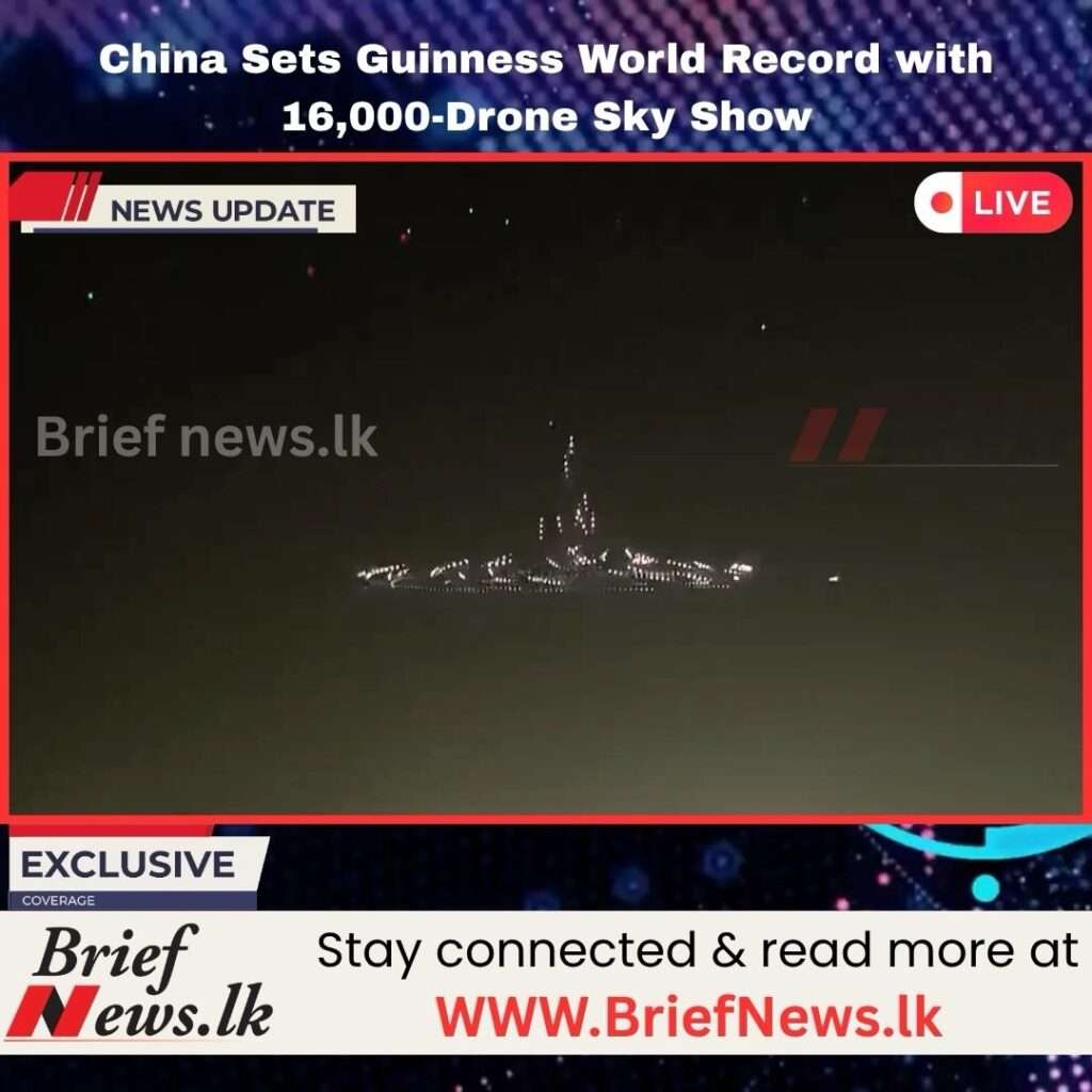China Sets Guinness World Record with 16,000-Drone Sky Show