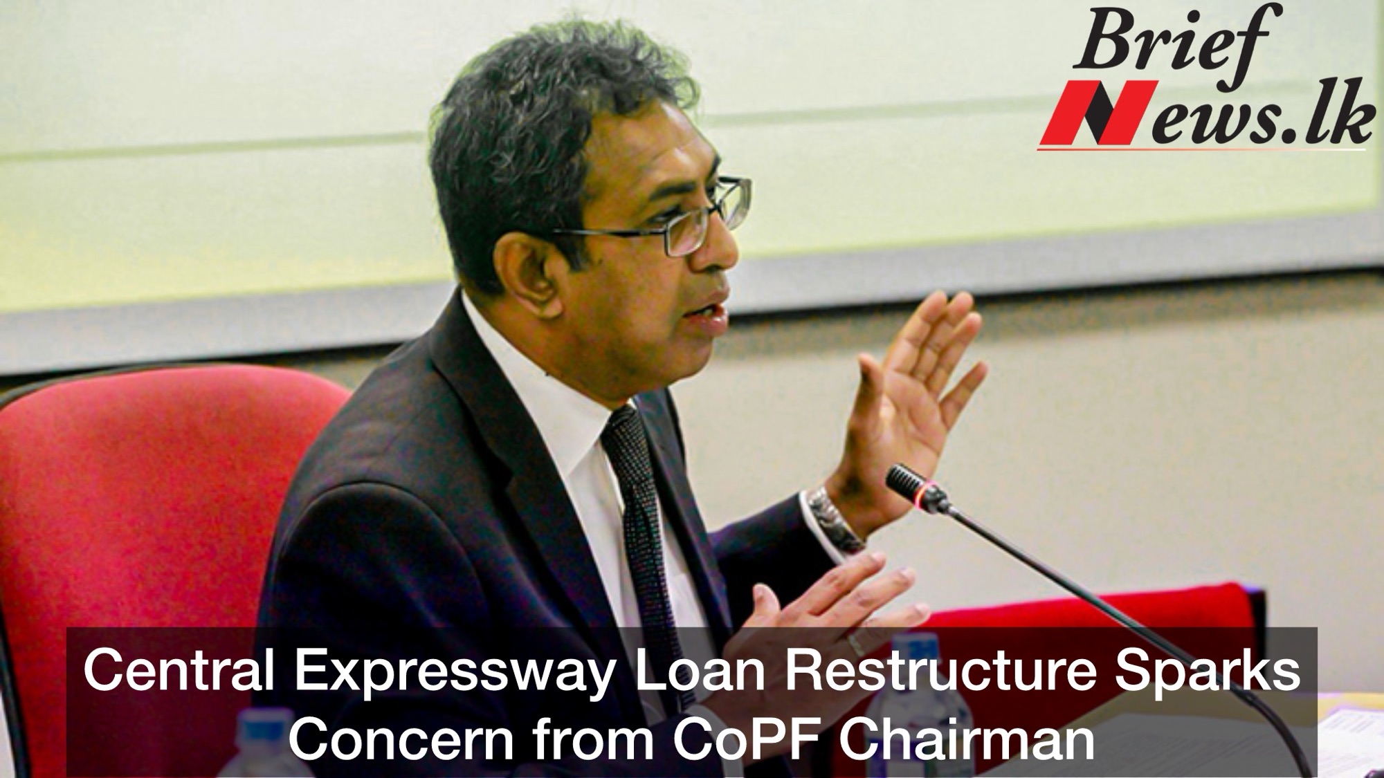 Central Expressway Loan Restructure Sparks Concern from CoPF Chairman