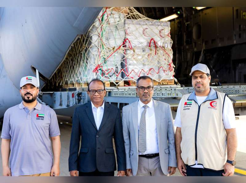 UAE Delivers Second Humanitarian Relief Shipment to Sri Lanka